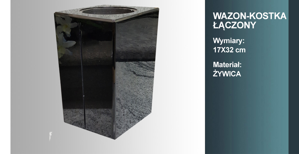 materiał kostki: żywica
