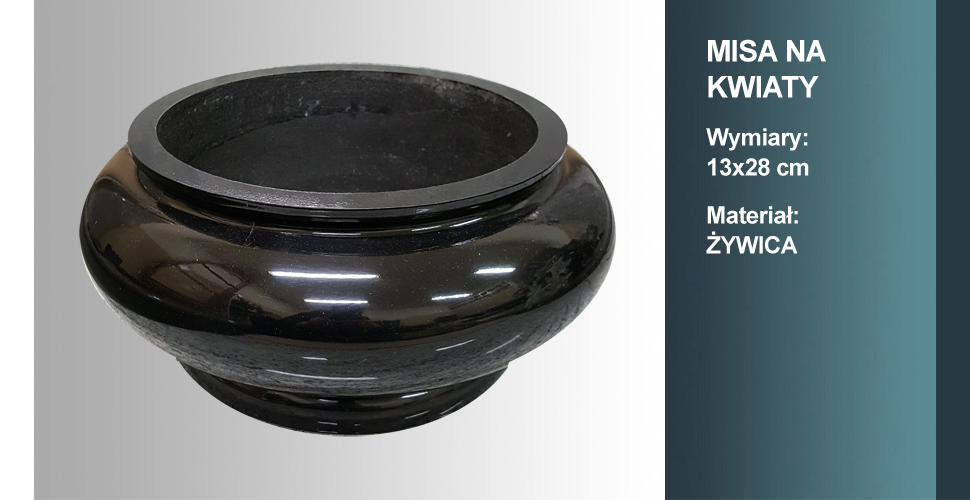 materiał misy na kwiaty: żywica