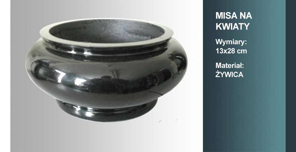 materiał misy na kwiaty: żywica
