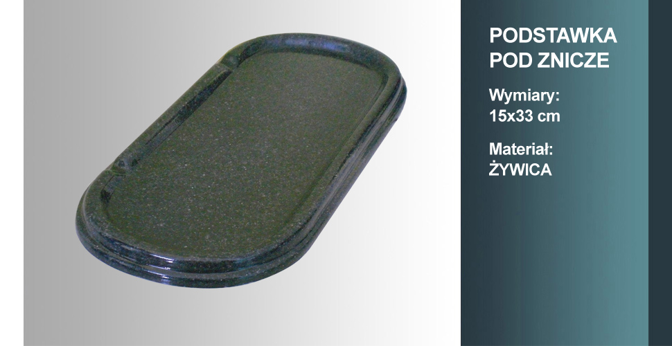materiał podstawki pod znicze: żywica
