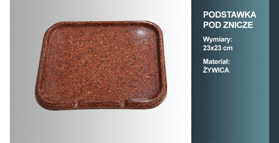 materiał podstawki pod znicze: żywica