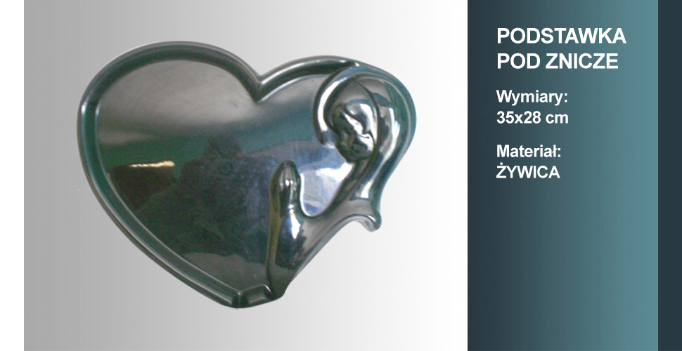 materiał podstawki pod znicze: żywica