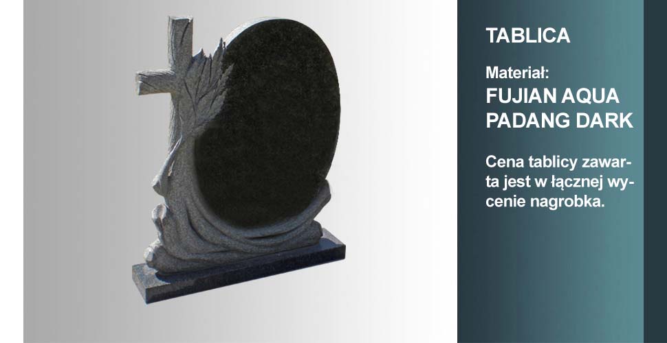 materiał tablicy: fujian aqua, padang dark