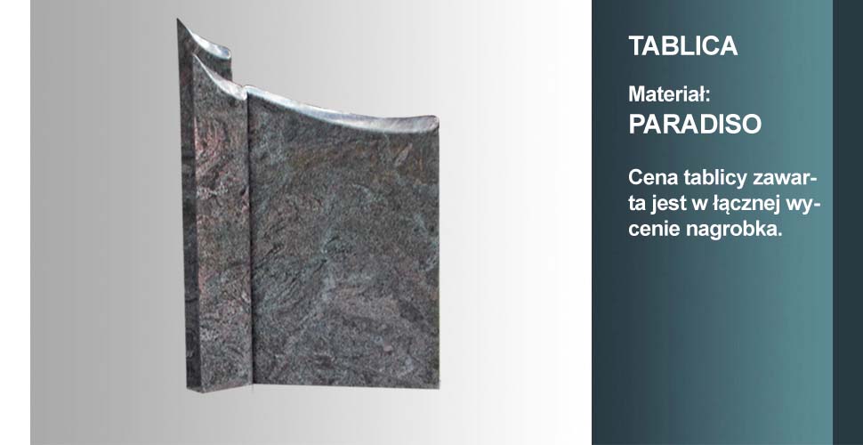 materiał tablicy: paradiso