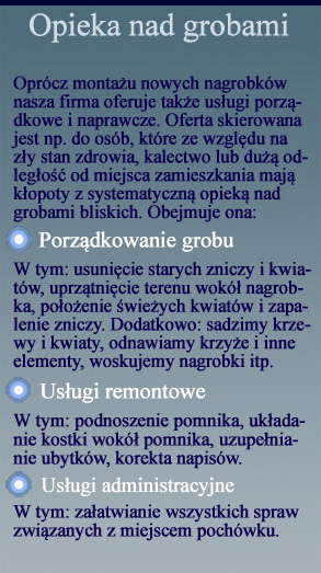 Opieka nad grobami